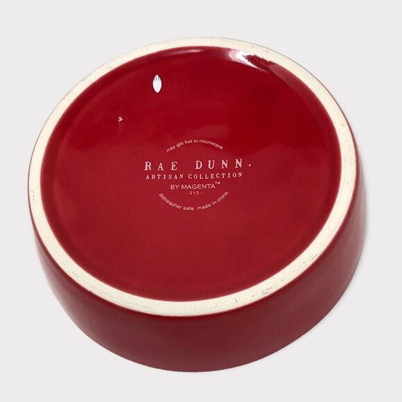 Rae Dunn NWT "MERRY CATMAS" Cat Ceramic Food Dish Christmas Holiday - Picture 4 of 5